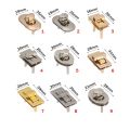 Hardware Closure Bag Buckle Hardware Closure Twist Lock DIY Handbag Bag Purse Metal Clasp Turn Lock. 