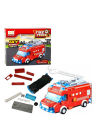 Fire Truck - Protect People - Building Blocks For Kids. 