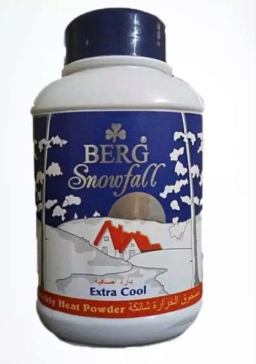 Berg  Snow Fall Cool Prickly Heat Powder  225 gram
