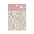 Snowman Women Snowflake Santa Claus Manicure Accessories Cartoon Cat Cartoon Nail Stickers Bears Nail Decals Christmas Nail Stickers Nail Art Decorations. 