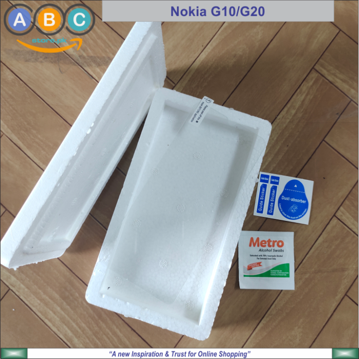 Nokia G10/G20 , Polished Tempered 2.5D 9H Glass Screen Protector for G10 / G20