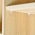 Useful Partition Fixing Wall Hooks Hanger / Punch-free Layered Partition Bracket / Multi-function Wardrobe Partition Layer Fixed Wall hooks / Paste Hook Shelf Support Adhesive Pegs. 