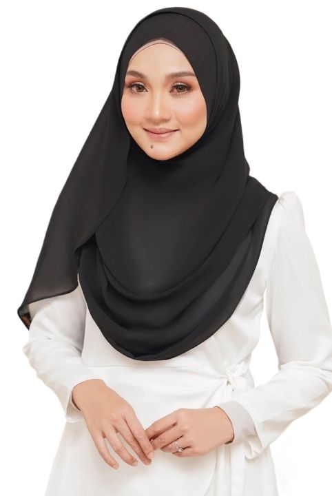 70 X 30 CHIFFON PLAIN SCARF HIJAB STOLE BEST QUALITY