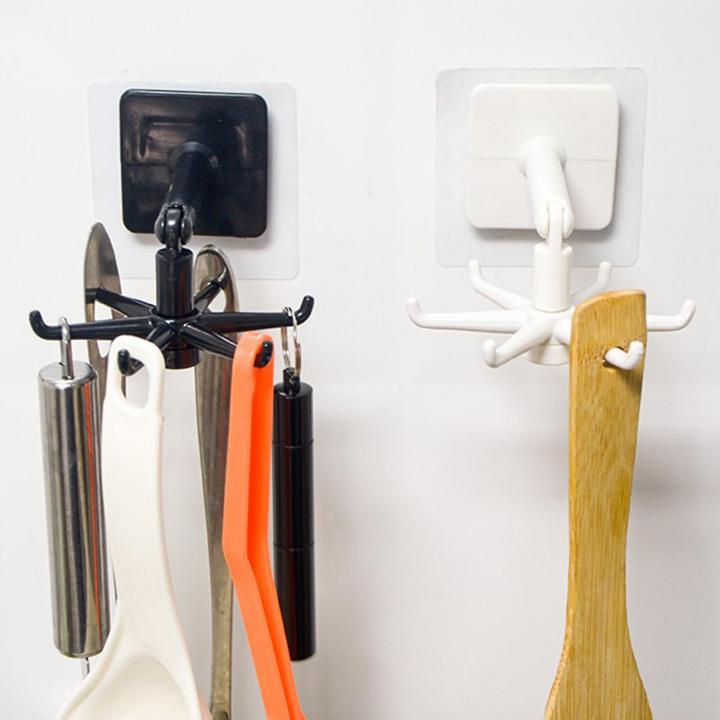 360%20Degrees%20Adhesive%20Hook%20Kitchen%20Bathroom%20Storage%20Hanger%20Wall%20Hanging%20Cabinet%20Shelf%20Rotating%20Folding%20Hooks%20Foldable%20Rotatable%20Mounted%20Organizer%20Holder%20Moisture%20Proof%20Swivel%20Seamless%20Hangers%20Mount%20Adhesive%20Strong%20Bearing%20Manual%20Detachable%20-%20Image%203