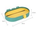 1Pc Wall Mounted Soap Dishes Holder Self-adhesive Bathroom Kitchen Accessories. 