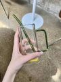 Aesthetic Glass Mug with Bamboo Cap & Reusable Straw – Pinterest Find Heat-Resistant Square Mug with Handle for Iced Beverages, Smoothies, Cocktails & Infused Water , Hot Drinks for Grils |  Woman. 