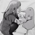 Aiko's kiss bird mango MAN'S tshirt Oyasumi punpunpun crewneck short sleeve 100% cotton t shirt humor top quality gift idea. 