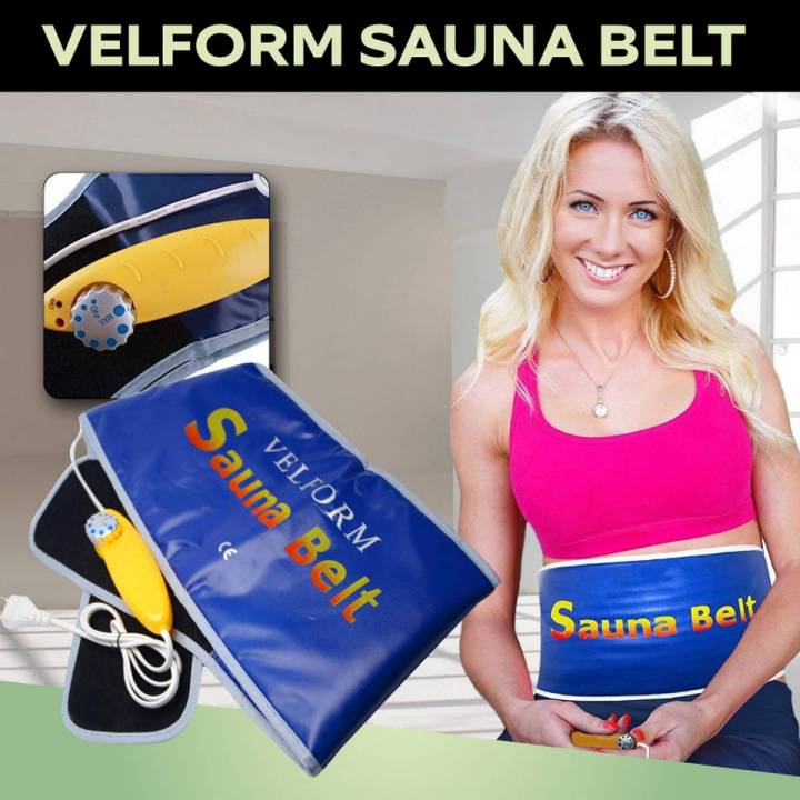 Sauna Belt Waist Trimmer Belt Automatic Electric VELFORM Sauna Belt Waist Trimmer Belt Waist Trimming Belt