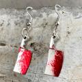 Drop Earrings Punk Style Horrible Blood Scissors Hook Earrings. 