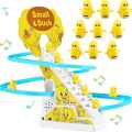 Musical Penguin Roller Coaster Track Toy Set with Light and Sound. 