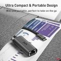 Uni USB C to Ethernet Adapter. 