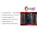 WOOFER SPEAKER 2.1 PERFECT SHOOTER 410- HIGH BASS HOME THEATER WITH ALL OPTIONS.. 