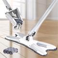 X Shape Mop or Floor Cleaning Hands-Free Squeeze Microfiber Flat Mop System 360° Flexible Head, Wet and Dry mop for Home Kitchen with 1 Super-absorbent Microfiber Pads. 