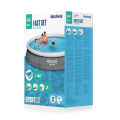 15 Ft Bestway Inflatable Fast Set Swimming Pool With Filter For Kids & Family Inflatable Solid Sidewall Large Swimming Pool With Vinyl Deep 33 Inch Depth Water Splash Fun Party Game Indoor & Outdoor Picnic With Family Fast, Easy & Simple 57313. 