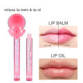 ELMAY 2 in 1(Lollipop  Lip Oil +  Lollipop  Lip Balm) - 6 Colors. 