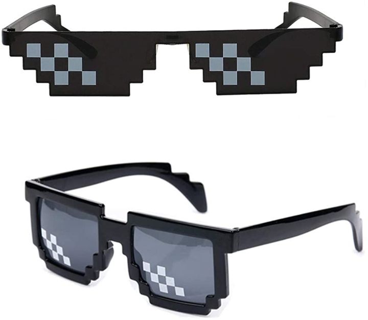 Minecraft%20Mosaic%20Glasses%20Deal%20with%20It%20Women%20Men%20Trick%20Toy%20-%20Image%205