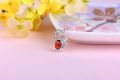 925 Sterling Silver zircon chicken Necklaces Pendant Fashion Sterling Silver Jewelry Statement for Women Bijoux. 