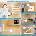CHIGO intelligent automatic sweeping robot mopping, vacuuming and mopping three-in-one SunshineFace Robot Vacuum Cleaner, 3 in 1  Robot Vacuum Cleaner with 3000Pa Suction Water Tank Sweeping Mopping Robotic Vacuums Hoover for Hard Floor Carpet Pet Hair, |. 
