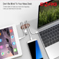 ENRG 4 Ports / 4 Holes Cable Organizer Wire Winder For Fast Charging Cable Micro Type C Cable Earphone Headphone Headsets Holder Gaming Mouse Charging Cable Cord. 