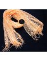 Net Stole Dupatta For KIds Girls PEACH YELLOW ORANGE Color Makri Net Dupatta For Younger Girls. 