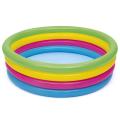 BESTWAY Designed water capacity 522 L Inflatable 4-ring rainbow Swimming Pool kids inflatable  - 51117. 