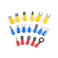 Insulated lugs,  thimble, control thimbles, wire Terminals, I type, O type, U type, Hourun / Female Type. Sizes. 1.5mm, 2.5mm, 4 to 6mm.. 