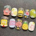Xiaohongshu wears the same handmade nails, short cuties, high-end hand-painted nail stickers, graffiti-style sponge babies. 