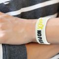 1PC New Style No Pain No Gain Silicone Wristband Wide Band Motto Rubber Bracelets Bangles Armband Gift For Men. 
