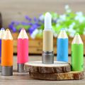 Lip Balm Crayons Funny Pencil Shaped Moisturizer Lip Stick Balm (Pack of 6). 
