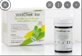 Pack of 50 viva check ino Test Strips  for testing  and monitoring sugar. 
