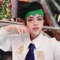 Anime Jojo Bizarre Adventure Headband Cosplay Rohan Kishibe Headwear Party Costume Hair Band Props. 