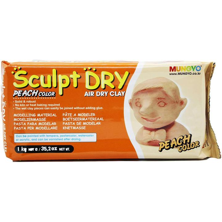 MUNGYO Sculpt Dry Modelling AIR Dry Clay Peach Color 1000 g