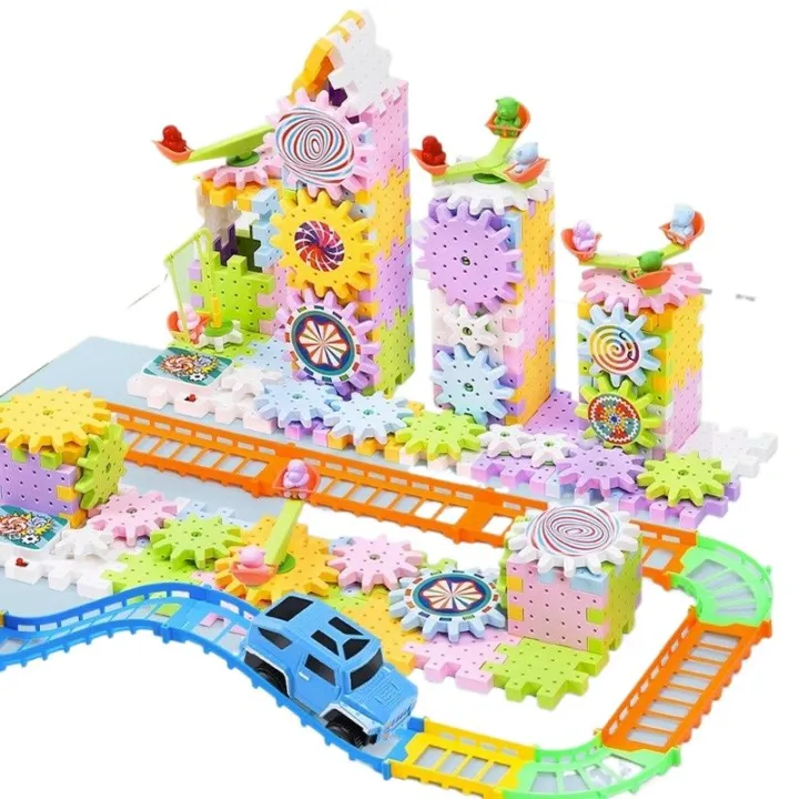 Electric%20Building%20Block%20Gear%20Toy%20Set%2083%20Pcs%20DIY%20Plastic%20Brick%20Toys%20Colorful%20Building%20Block%20Large%20Particle%20Electric%20Gear%20Rotating%20Assembly%20Block%20Children%20Early%20Education%20Puzzle%20Fun%20Learning%20Blocks%20Gift%20for%20Kids%20Boys,%20Girls%20and%20Toddler%20-%20Image%205