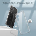 Nillkin Luxury Soft Silicone Case for Samsung Galaxy S24 Phone Cases Transparent TPU + PC Silicone Clear Back Cover. 