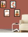 6x8 inch Picture Frames 4 PCS Wall photo frame Black Picture Frame & Room Decor Foto frame. 