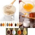 Pack of 6 Wooden Bamboo Spice jar Spoon/Suger Pot Spoon/Tea & Coffee Mixing Spoon/Ice Cream Spoon. 