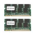 NAMUNY 2X Xiede Laptop Memory Ram Module Ddr 400 1GB Pc-3200 Ddr1 200Pin Dimm 400Mhz for Notebook X007. 