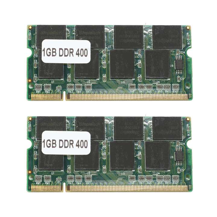 NAMUNY 2X Xiede Laptop Memory Ram Module Ddr 400 1GB Pc-3200 Ddr1 200Pin Dimm 400Mhz for Notebook X007