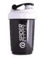 2 Go Maxi - Shaker Bottle Available in Multi Colors Protein Shaker Bottle with Mixer Ball and 2 Interlocking Storage Jars for Pills, Protien Powder, Coffee, Tea. 100% BPA Free, Non Toxic and Leak Proof Sports Water & Shaker Bottle Capacity 500ml / 16oz. 