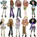 NK Mix Doll Clothes for Monster High Doll Accessories Hot Party Skirt Coat Fashion Dress for Ever After High Doll House Toy JJ. 