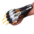 Black Panther Marvel Avengers Plastic Claw_, Hand Contractible_Pop After Pressing And Character With Light Toy For Kids Play & Gifts With Vibranium_Slashing_Simulation Sounds Effect & Light Fx Cool Fit For Children Super Hero Role Play. 