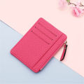 1PC Small Wallet Credit Multi-Card Holders Package Fashion PU Function Zipper Ultra-Thin Organizer Case Student Women Coin Purse. 