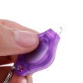 LED Mini Keychain Light UV Flashlight Lamp Button Battery Torch Key Ring Flashlights Purple Light Torch Ultraviolet Flashlights. 