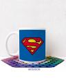 Superman Logo Design Printed Mug , Product Code Pm.076. 
