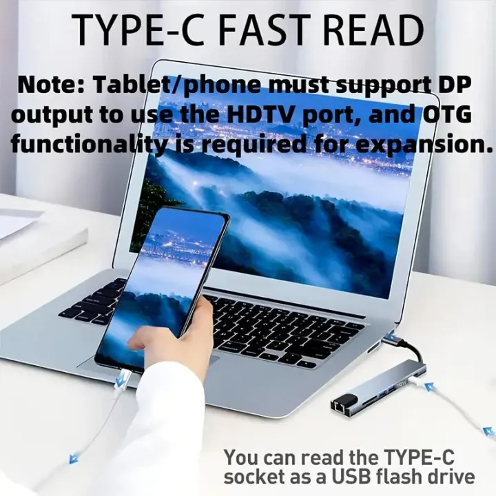 TYPE%20C%20Converter%20USB%20Hub%20Type%20C%20Hub%20Type%20C%20Docking%20Station%208%20in%201/%2011%20in%201%20Adapter%20-%20Image%206
