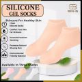 BIN-B 1 Pair Feet Care Socks Moisturizing Silicone Gel Socks Foot Skin Anti Cracking | High Quality - Silicone Gel Pad Socks for Pain Relief and anti crack - 1 Pair. 
