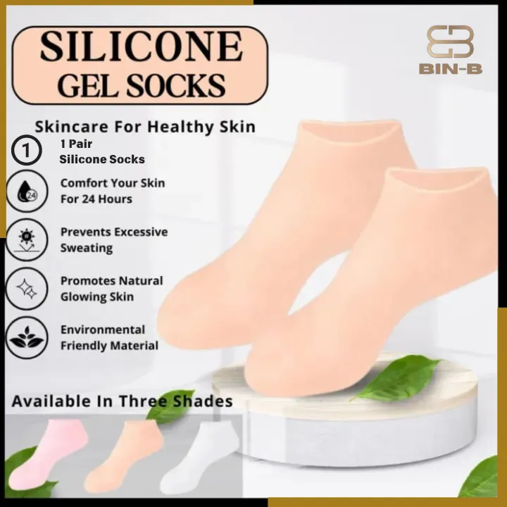 BIN-B%201%20Pair%20Feet%20Care%20Socks%20Moisturizing%20Silicone%20Gel%20Socks%20Foot%20Skin%20Anti%20Cracking%20%7C%20High%20Quality%20-%20Silicone%20Gel%20Pad%20Socks%20for%20Pain%20Relief%20and%20anti%20crack%20-%201%20Pair%20-%20Image%202