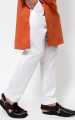 White Pocket Pajama/Shalwar for Men. 
