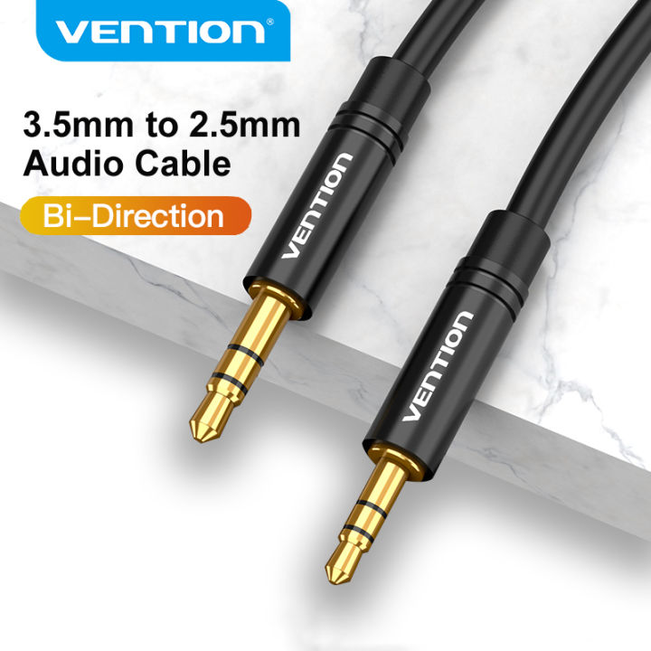 Vention Aux Cable 2.5mm to 3.5mm Audio cable Jack 3.5 to 2.5 male Aux Cable For Car SmartPhone Speaker Headphone Moible Phone
