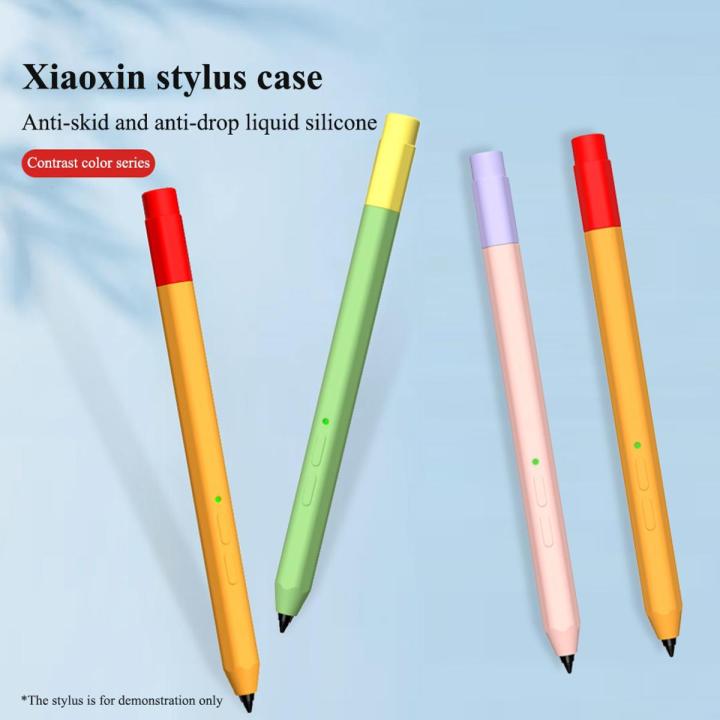 Silicone Pencil Case for Lenovo Xiaoxin Pad / Pad Pro Stylus Pen Cover Skin Sleeve For Lenovo Xiaoxin Active Touch Stylus Pen